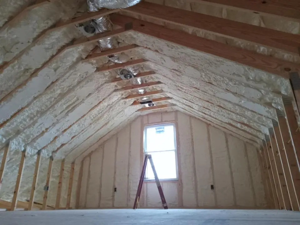 Spray foam roofing application for Crawl Space Insulation project in Soddy-Daisy